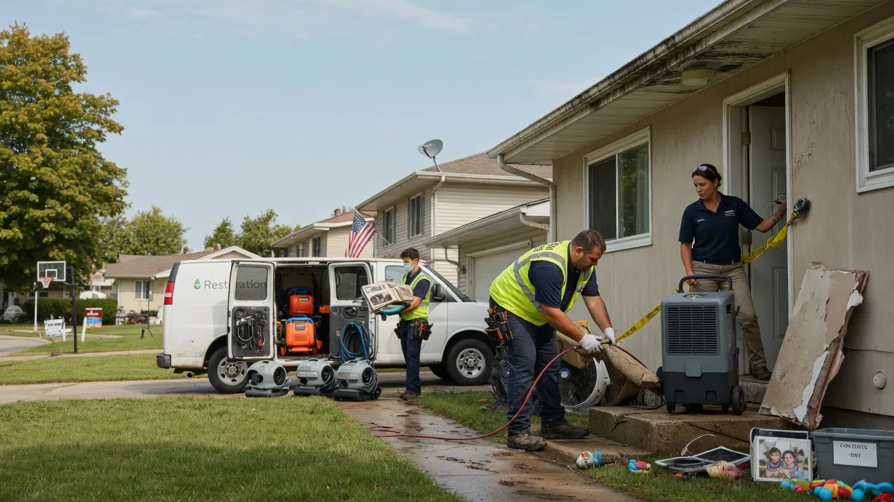 Water Damage Restoration in Bourbon, IN near me